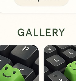 Frog keycap close‑up